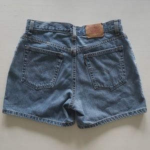 Vintage Levi's High-waisted Denim Shorts